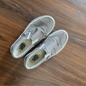 Vans Gray Slip-On Shoes